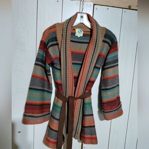 Vintage wrap tie sweater. Great colors To pair with pants, jeans, or Skirt